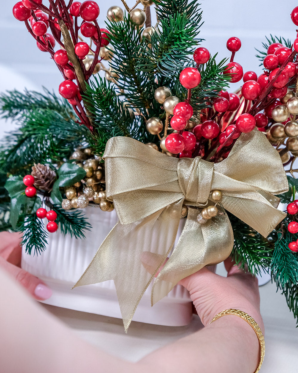 Everlasting Christmas Table Centrepiece