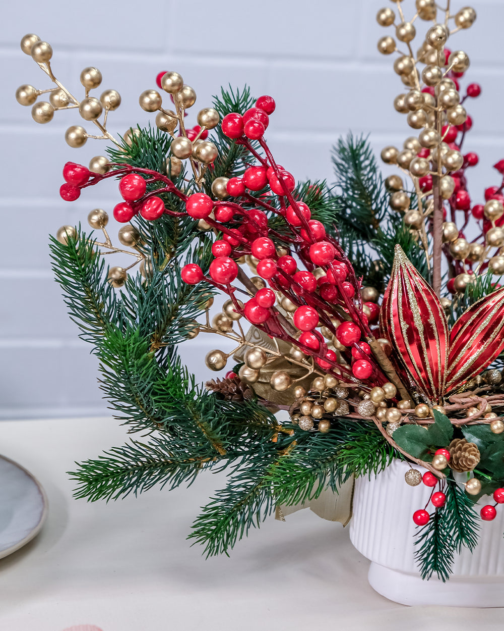 Everlasting Christmas Table Centrepiece