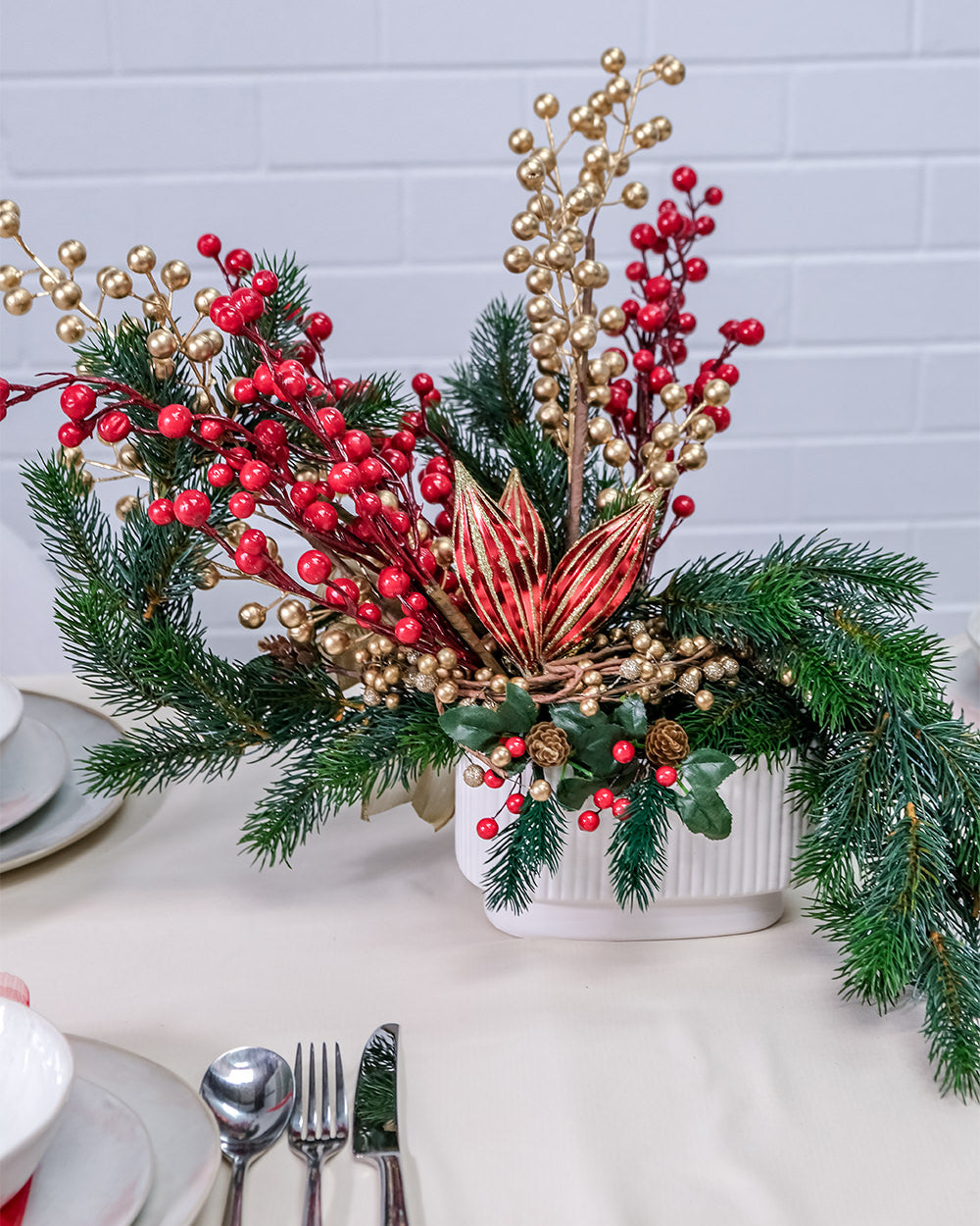 Everlasting Christmas Table Centrepiece