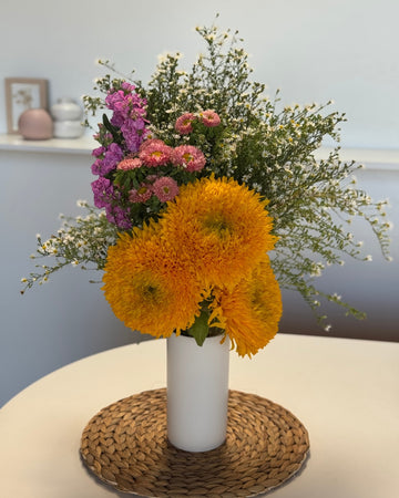 Bethany + White Vase