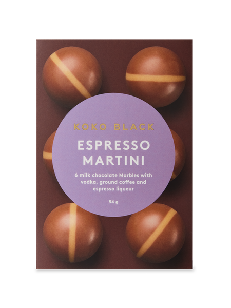 Koko Black Espresso Martini Marbles Milk Chocolate