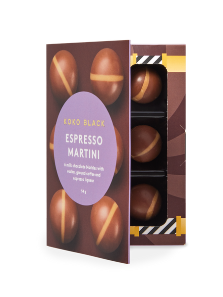 Koko Black Espresso Martini Marbles Milk Chocolate
