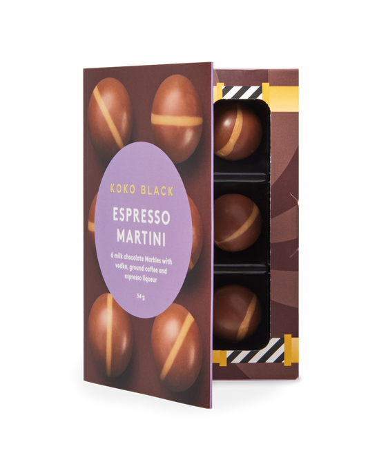 Koko Black Espresso Martini Marbles Milk Chocolate
