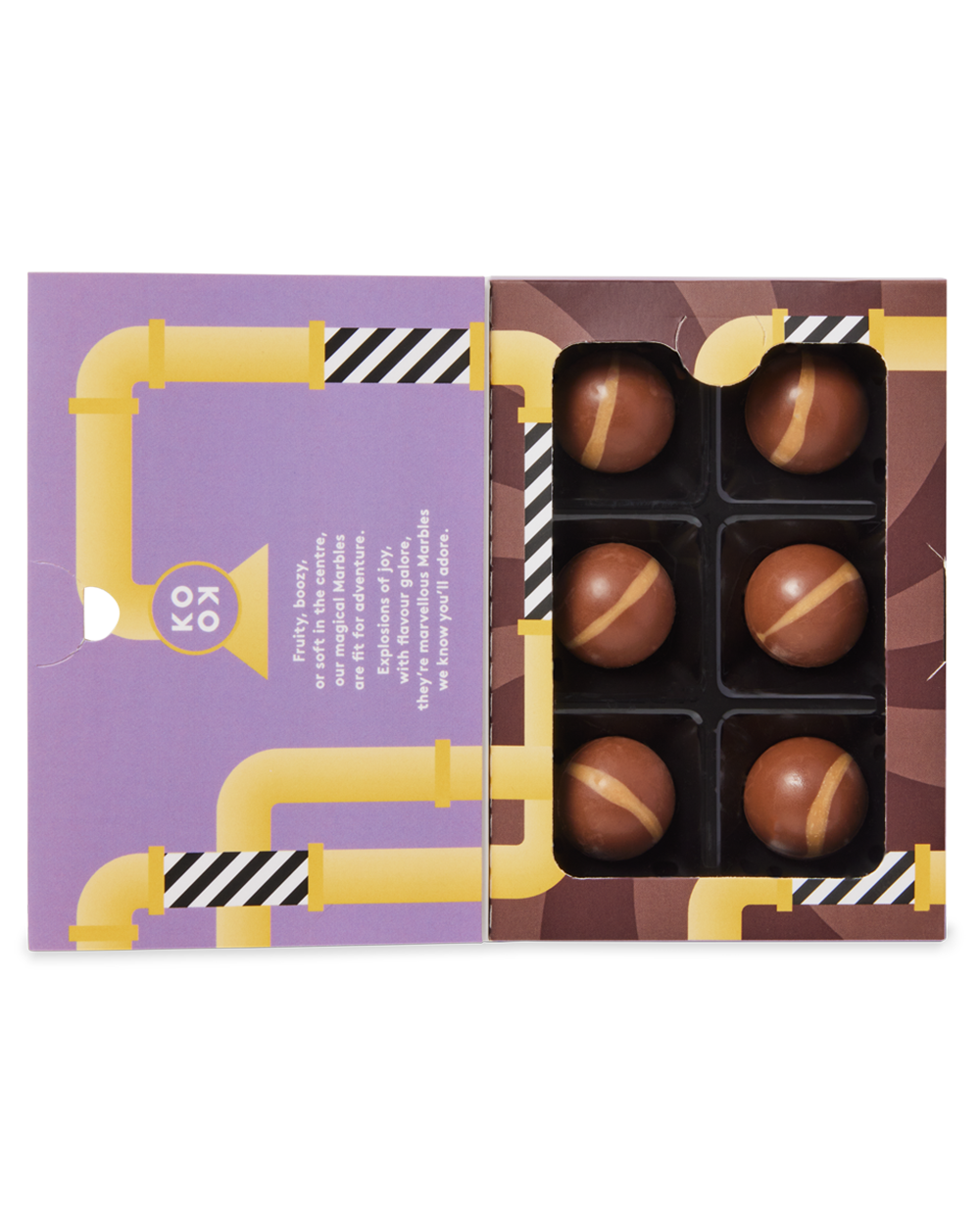 Koko Black Espresso Martini Marbles Milk Chocolate