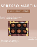 Koko Black Espresso Martini Marbles Milk Chocolate
