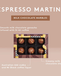 Koko Black Espresso Martini Marbles Milk Chocolate
