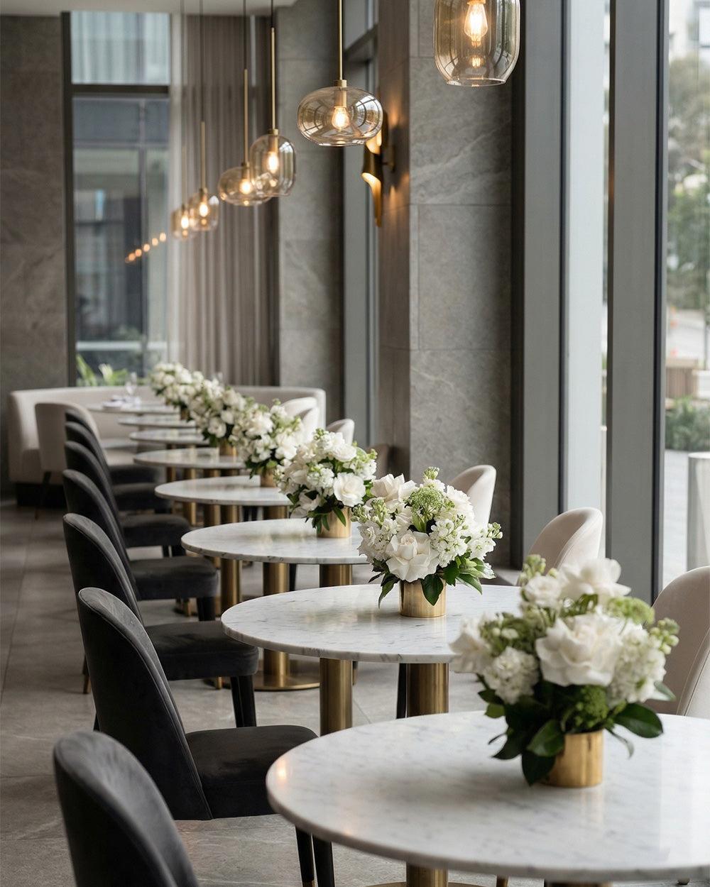 White Centrepiece - Large