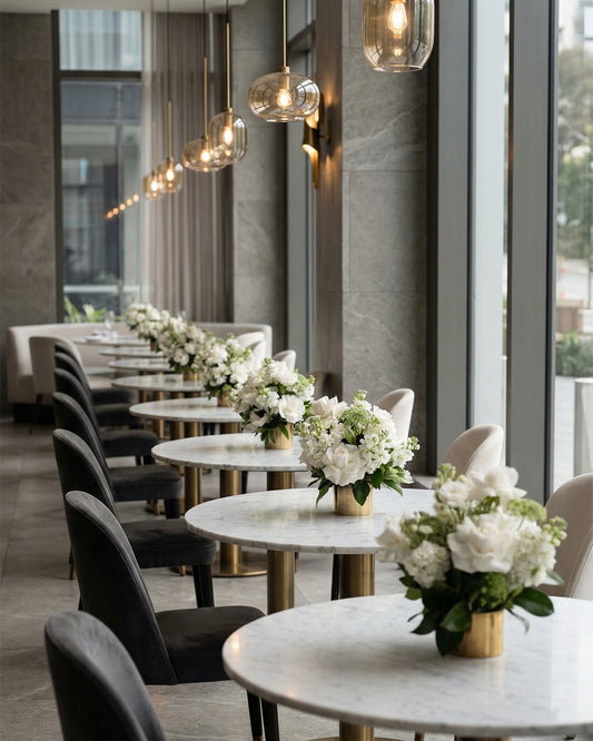 White Centrepiece - Large