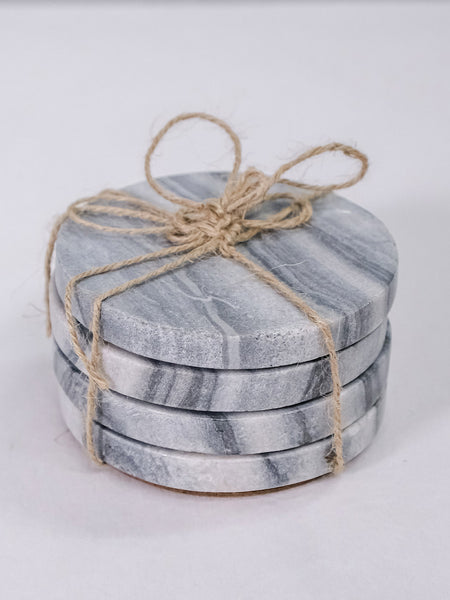Marble Coaster Set