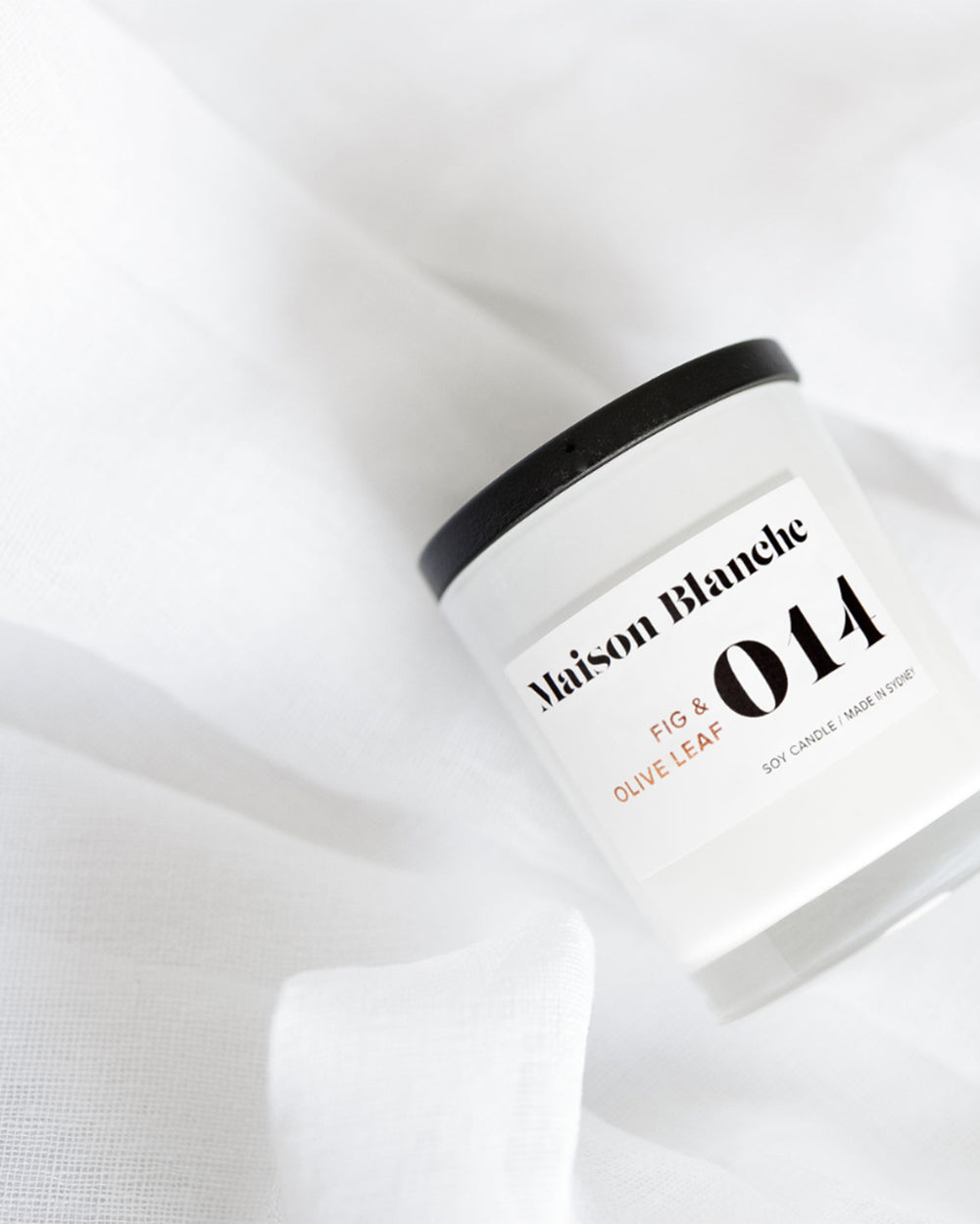 olive leaf large candle