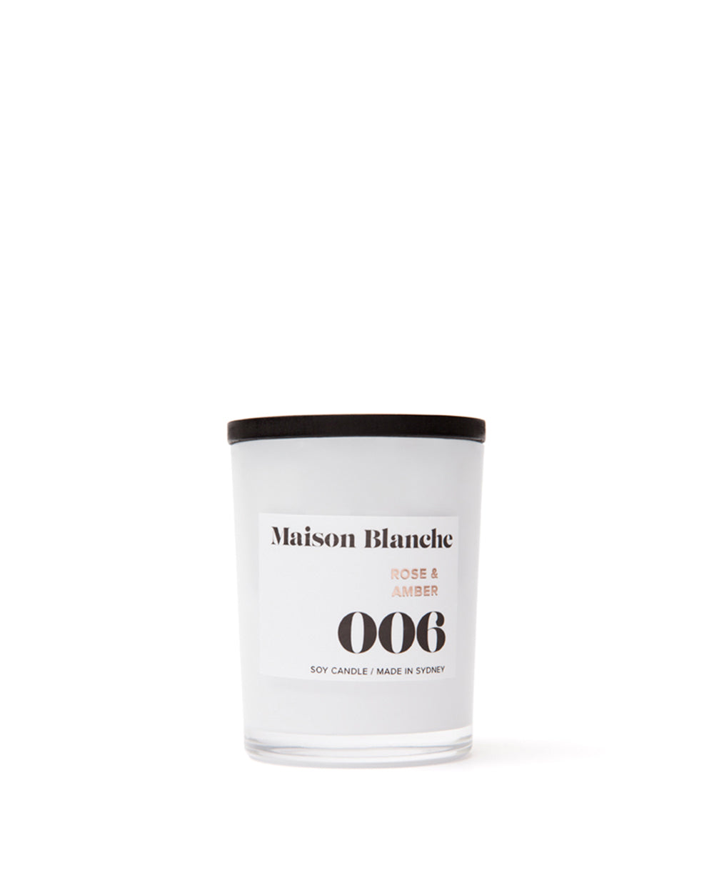 Maison Blanche 006 Rose & Amber Candle