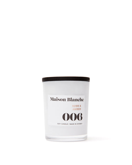 Maison Blanche 006 Rose & Amber Candle