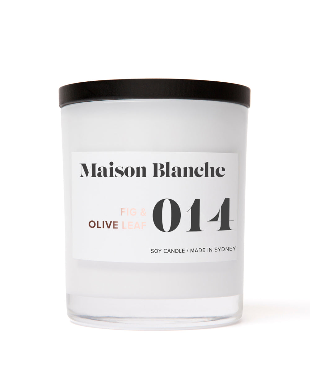 olive leaf large candle