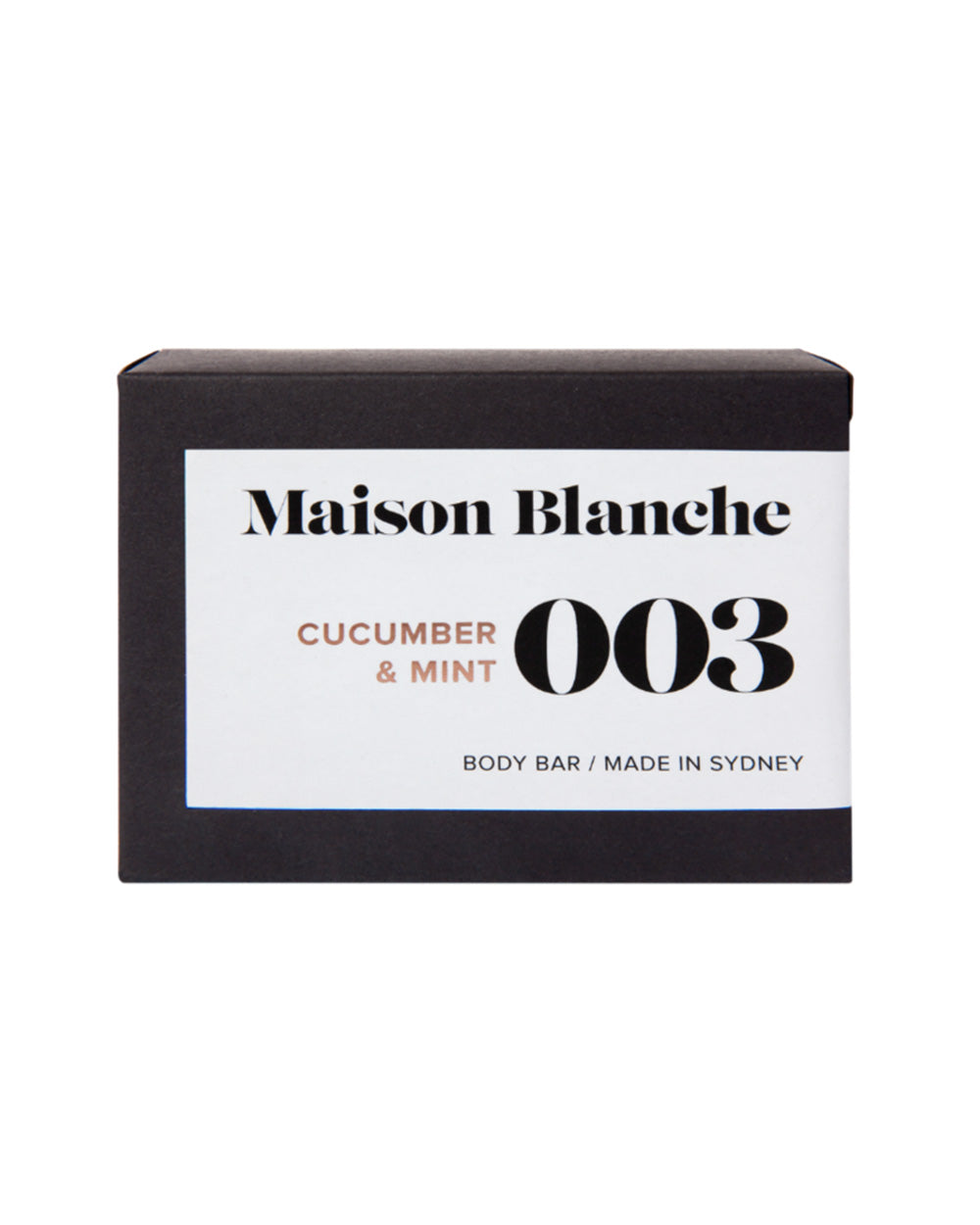 Body Bar 003 Cucumber & Mint 150g | Maison Blanche