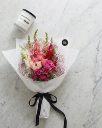 Marseille Bouquet + Candle Bundle