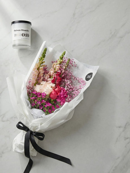 Marseille Bouquet + Candle Bundle
