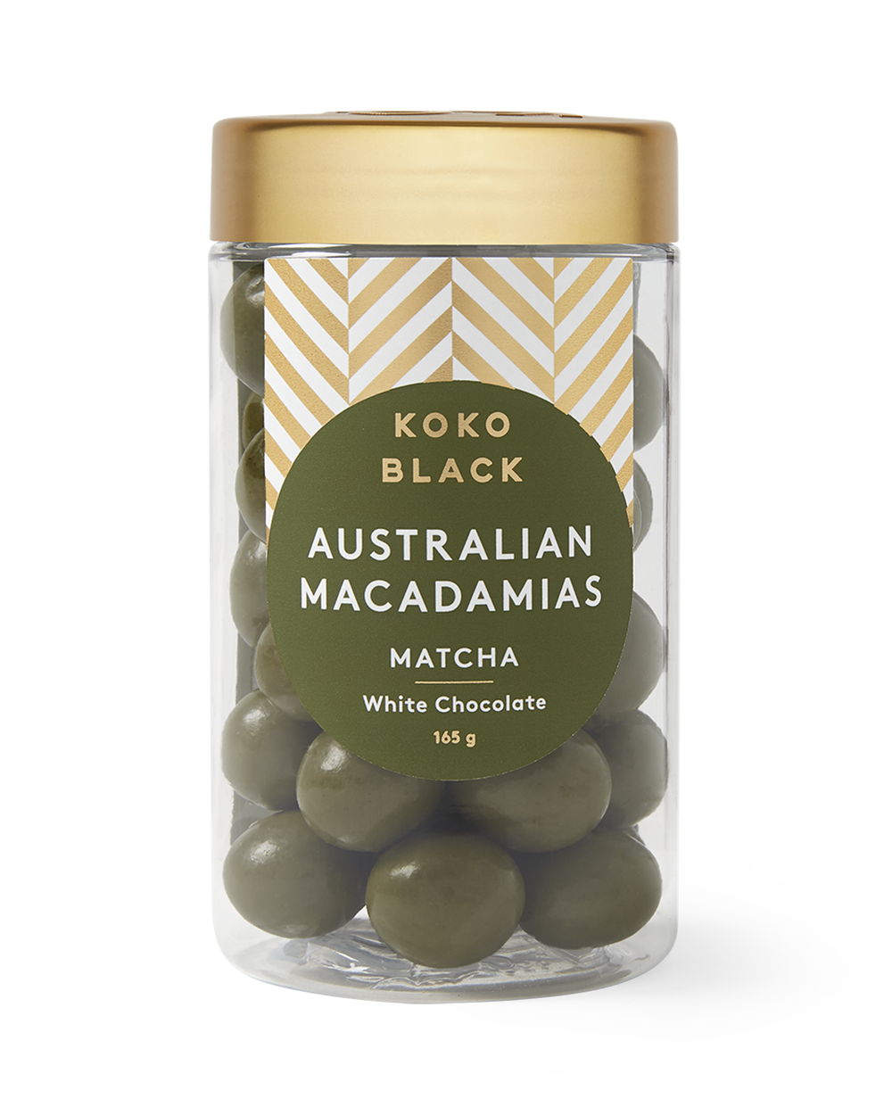 Koko Black Matcha Macadamias 165g White Chocolate