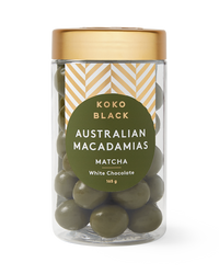 Koko Black Matcha Macadamias 165g White Chocolate