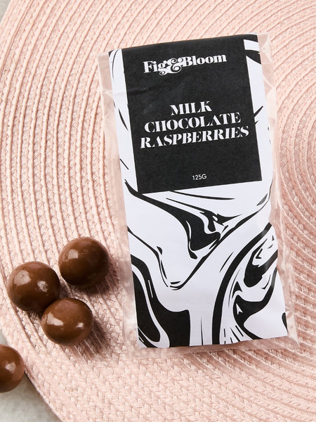 Milk Chocolate Raspberries