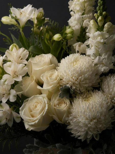 Monaco White & Vase, Extra Large
