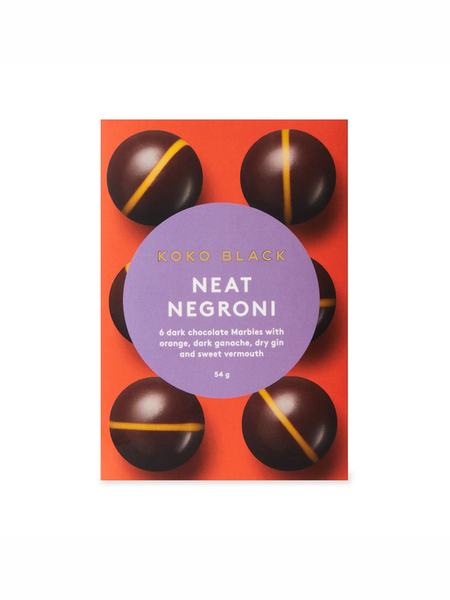 Koko Black Neat Negroni Marbles Dark Chocolate