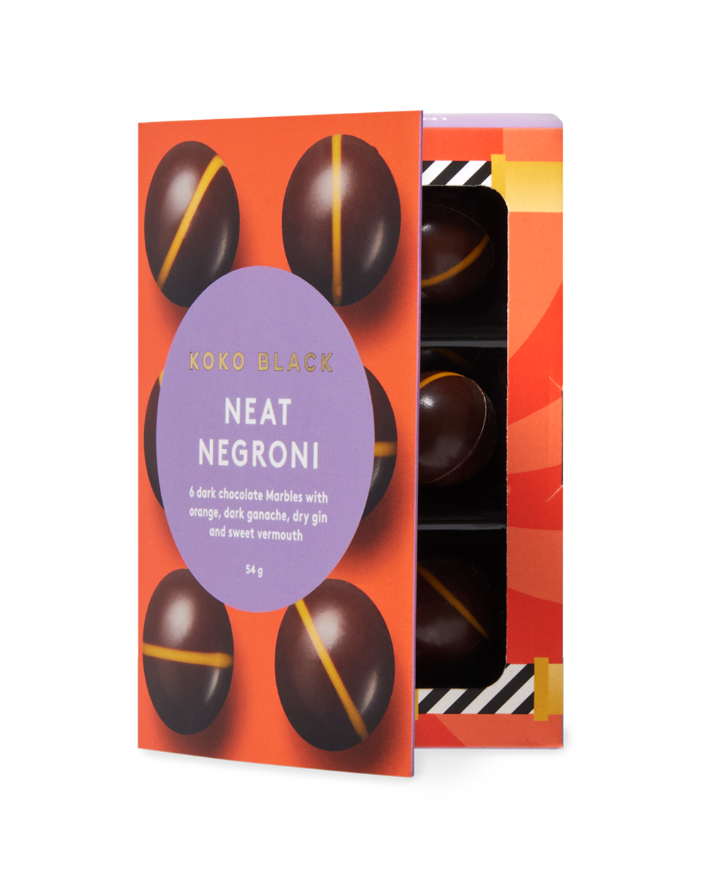 Koko Black Neat Negroni Marbles Dark Chocolate