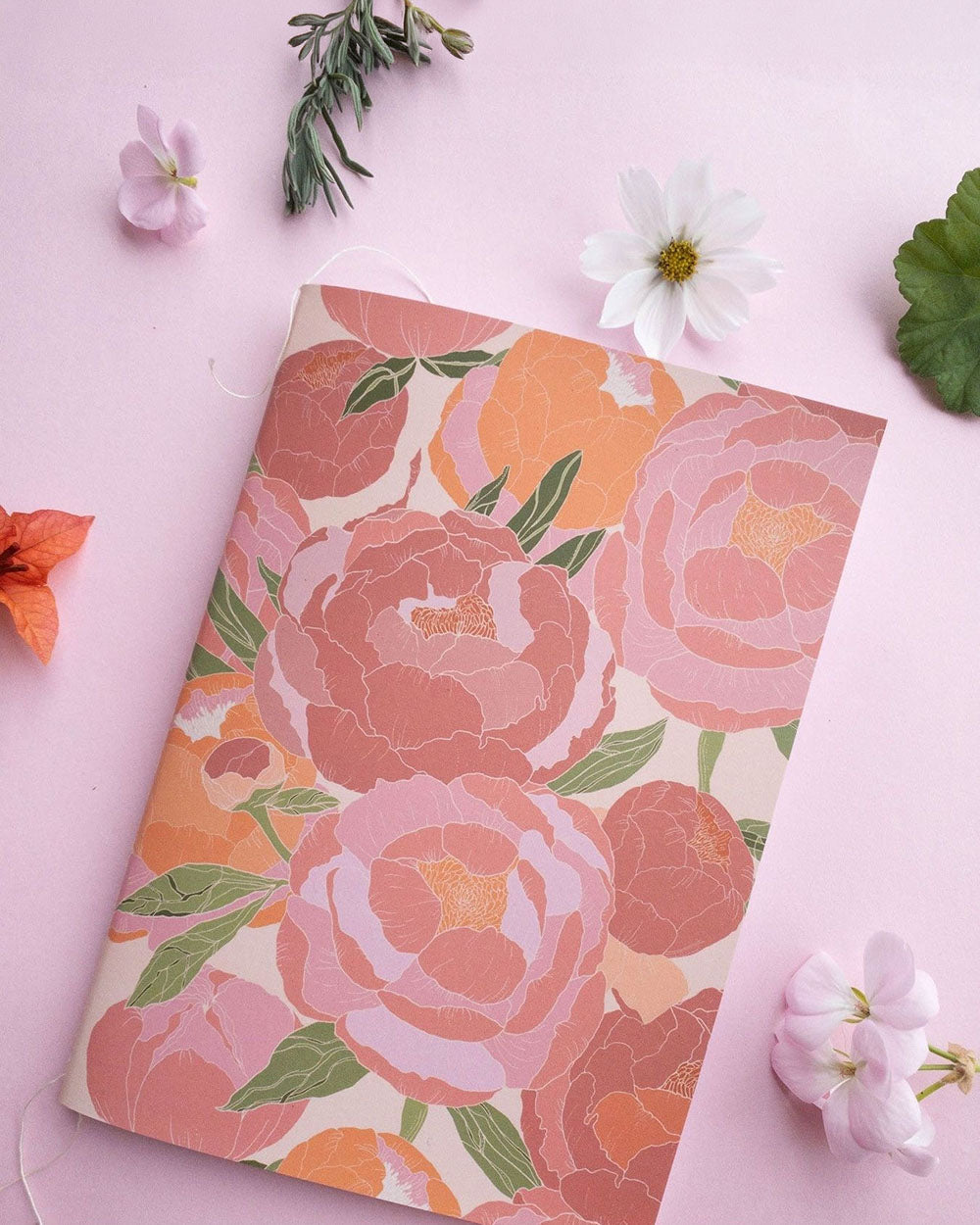 This On Paper Notebook Peony