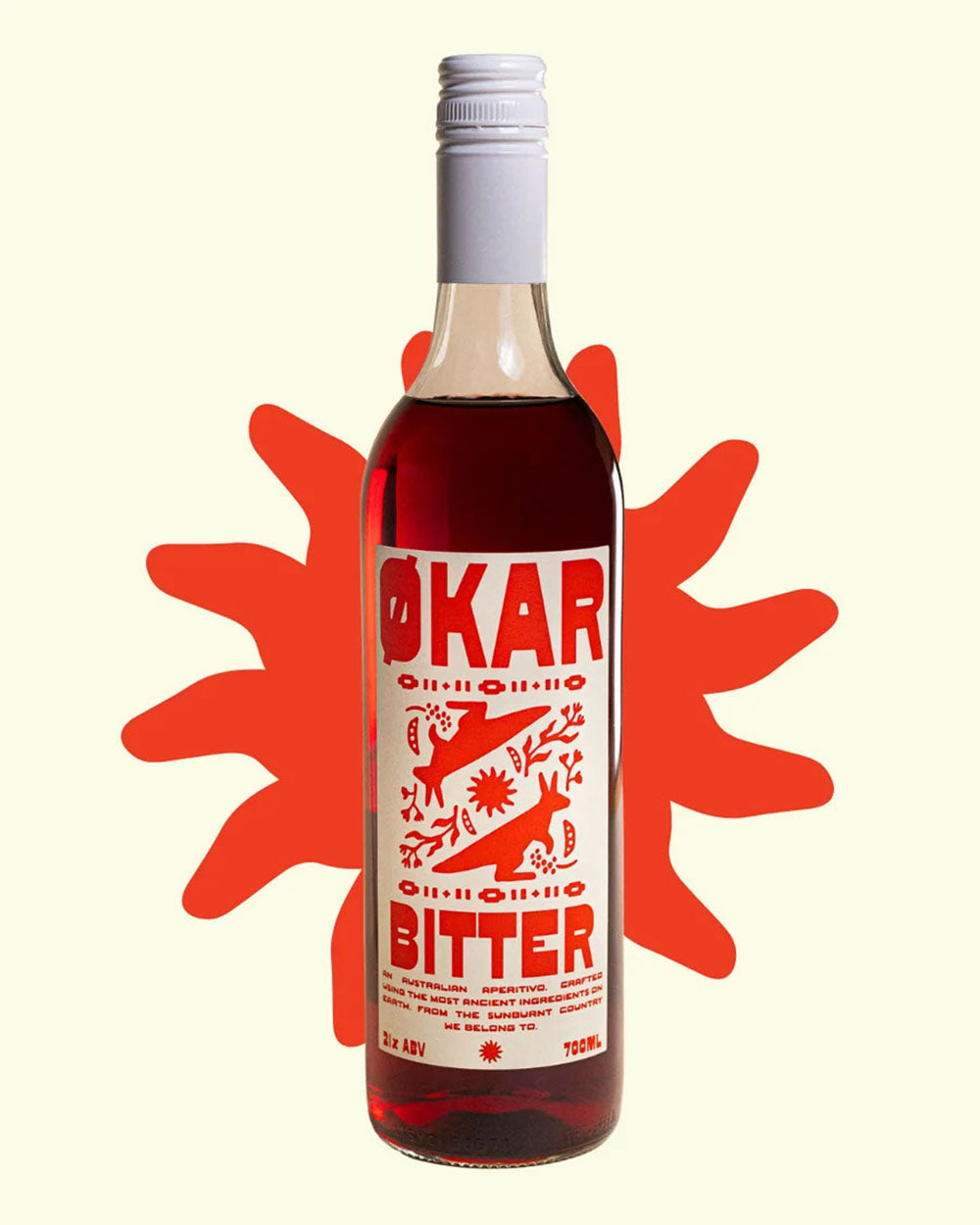 Økar Bitter Aperitivo 700mL bottle by Applewood Distillery