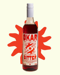 Økar Bitter Aperitivo 700mL bottle by Applewood Distillery