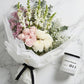 Osaka Bouquet + Candle Bundle