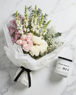 Osaka Bouquet + Candle Bundle