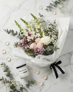 Osaka Bouquet + Candle Bundle