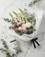 Osaka Bouquet + Candle Bundle