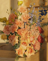 Colourful Vase Arrangement - Tall