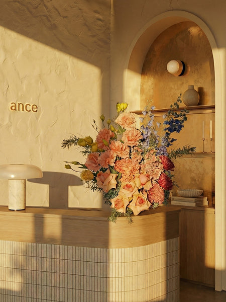 Colourful Vase Arrangement - Tall