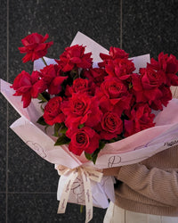 Reflexed Roses - Red