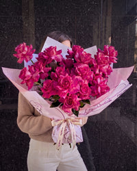 Reflexed Roses - Hot Pink