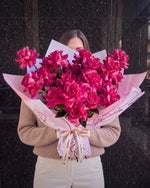 Reflexed Roses - Hot Pink
