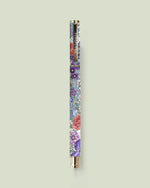 Typoflora Blooms in Blue rollerball pen
