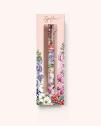 Typoflora Blooms in Pink rollerball pen