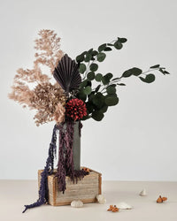 Scorpio Dried Flower Arrangement by Fig & Bloom