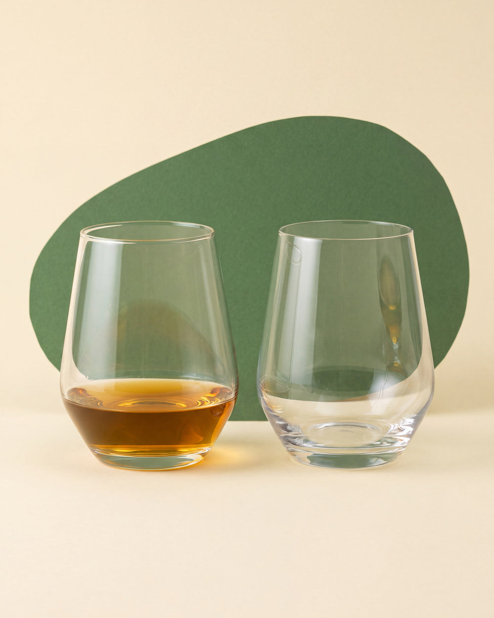 Pair of Stölzle Lausitz Revolution lead-free crystal whisky tumblers, 370mL
