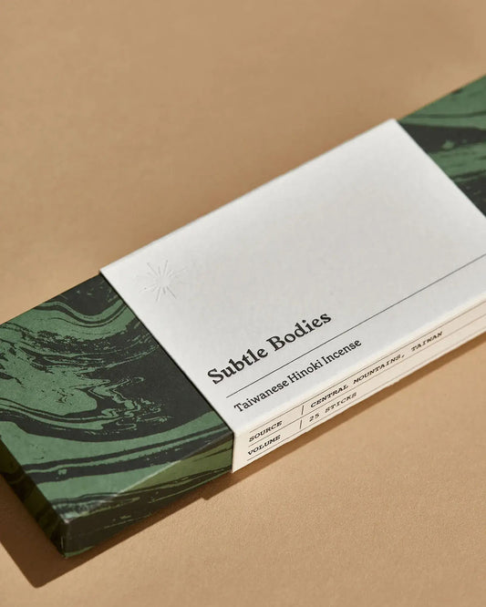 Subtle Bodies Taiwanese Hinoki incense