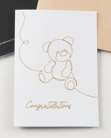 Teddy Bear Greeting Card