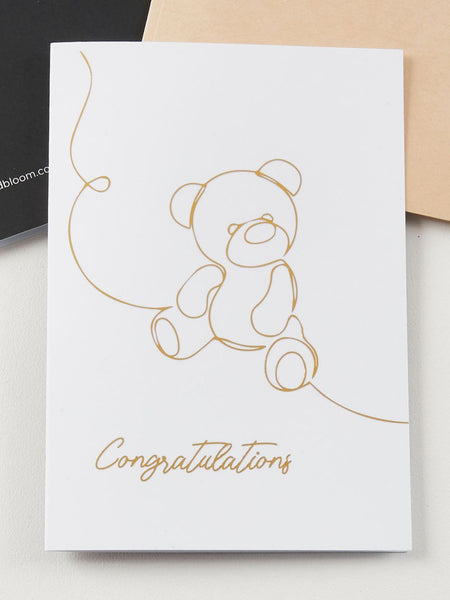 Teddy Bear Greeting Card