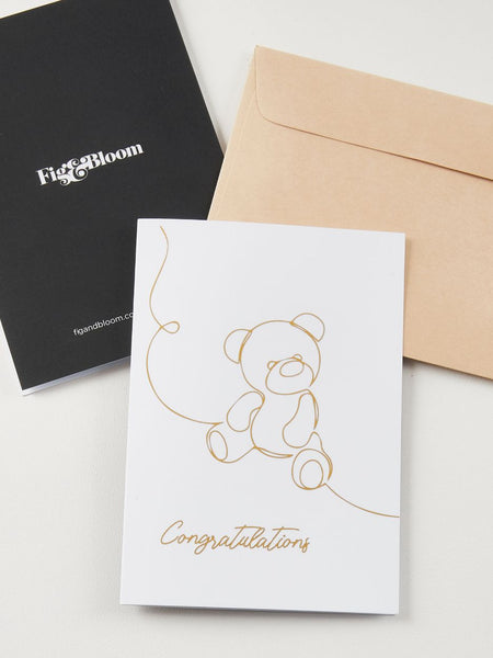 Teddy Bear Greeting Card