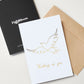 Thinking of You Greeting Card (Dove)