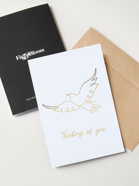 Thinking of You Greeting Card (Dove)