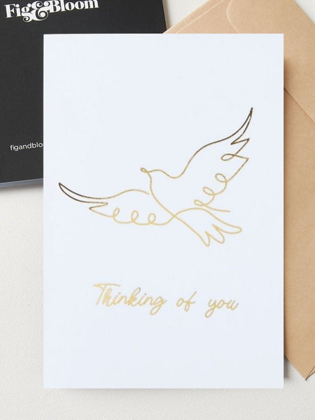 Thinking of You Greeting Card (Dove)