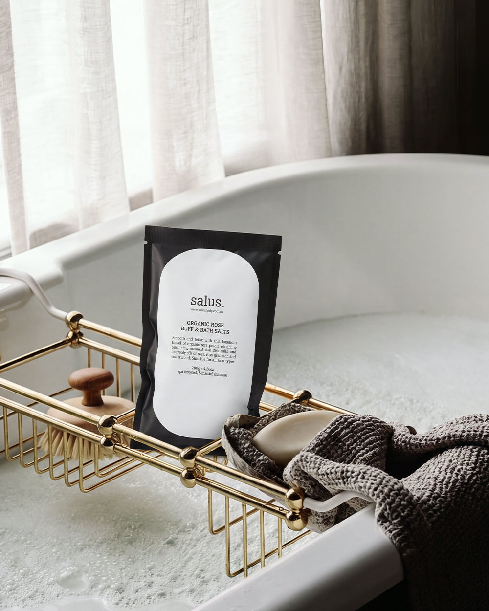Organic Rose Buff & Bath Salts